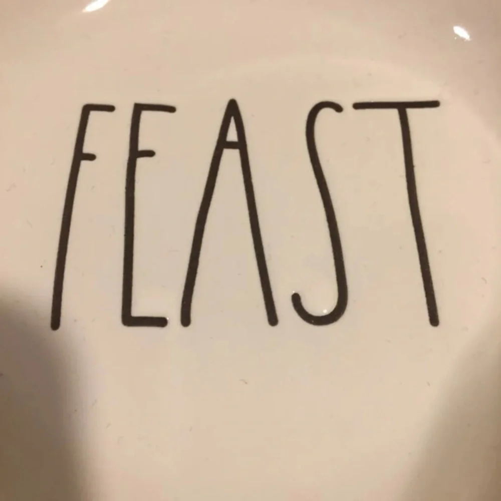 Rae Dunn FEAST Spoon Rest thanksgiving NWT holiday